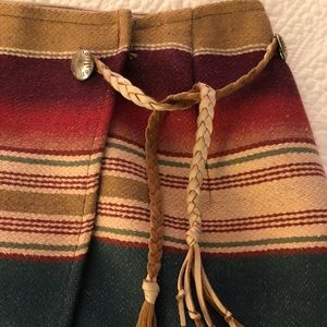 Ralph Lauren- southwestern blanket wrap skirt